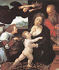 Bernaert Van Orley Canvas Paintings - Holy Family